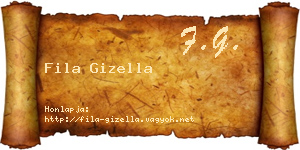 Fila Gizella névjegykártya